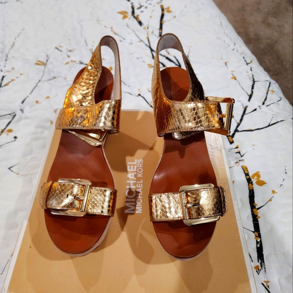 Michael Kors wedge sandals